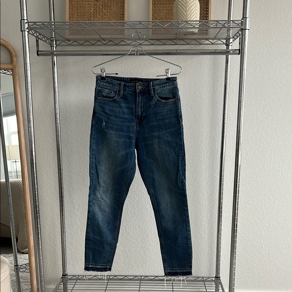Lucky Brand “Bridgette Crop” Blue Jeans